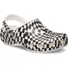 Crocs Kids' Classic Warped Checker Clog