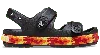 Crocs Toddler Crocband™ Cruiser Flames Sandal In Black