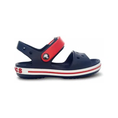 Crocs Kids Crocband Sandal - Navy/red In Blue