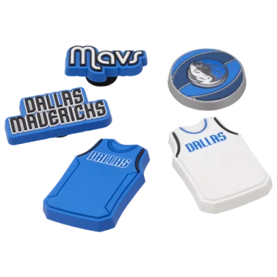 Crocs Kids  Dallas Mavericks Jibbitz 5 Pack In Blue
