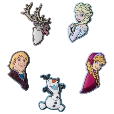Crocs Kids  Frozen Character 5 Pack In Multi