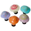 Crocs Kids  Glow-in-the-dark Shrooms 5 Pack In Multi/multi