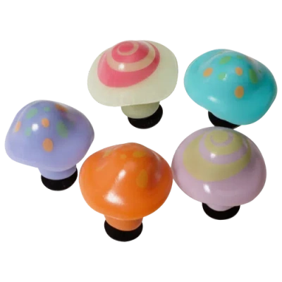 Crocs Kids  Glow-in-the-dark Shrooms 5 Pack In Multi