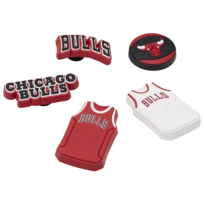 Crocs Kids  Jibbitz Chicago Bulls 5 Pack In Red
