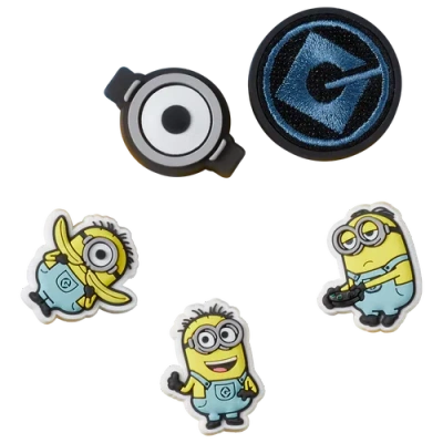 CROCS KIDS CROCS JIBBITZ MINIONS 5 PACK