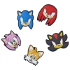 Crocs Kids  Jibbitz Sonic The Hedge Hog 5 Pack In Multi/multi