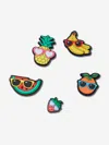Crocs Kids Cute Fruit With Summer Jibbitz™ 5 Pack In Multicoloured
