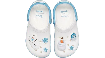 Crocs Kids' Disney Frozen Olaf Classic Clog In Multi