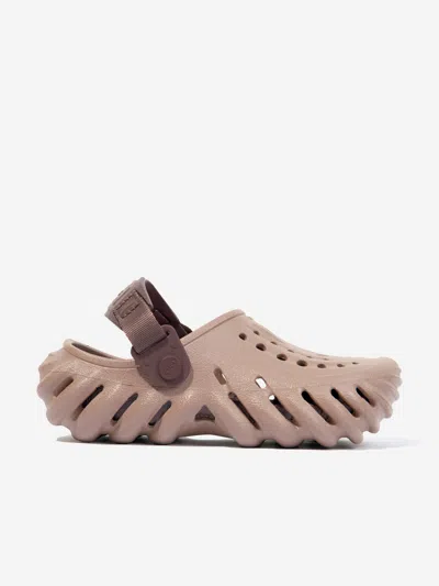 Crocs Kids Echo Clog In Brown