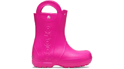 Crocs Handle It Rain Boot Bottes Enfants Pink Crush 34