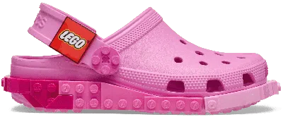 Crocs Kids' Lego® Creativity Clog; Taffy Pink, J1