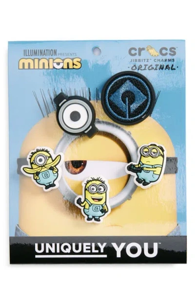 Crocs Kids' Minions 5-pack Jibbitz Shoe Charms In White