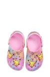 Crocs Kids' Pikachu Waterproof Clog In Multi