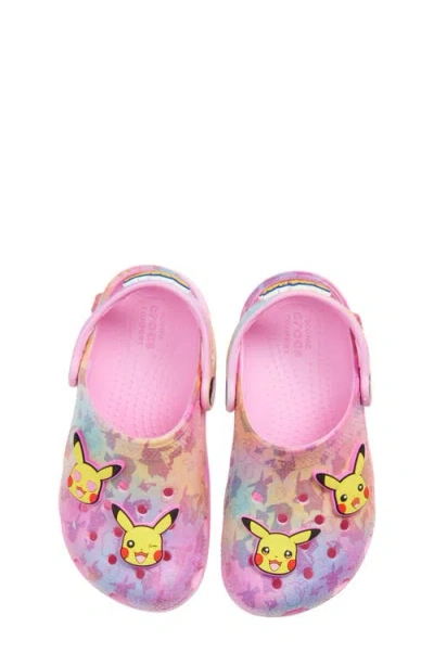 Crocs Kids' Pikachu Waterproof Clog In Multi