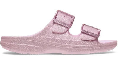 Crocs Kids' Saturday Glitter Sandal In Pink