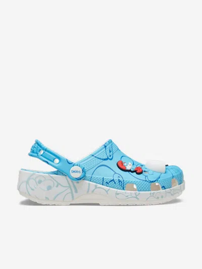Crocs Kids Smurfs Classic Clog In Blue