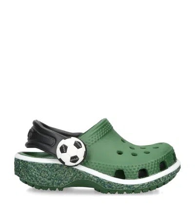 Crocs Kids Soccer Turf Clogs In Green