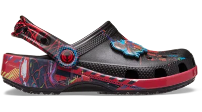 Crocs Kids' Spiderverse Miles Classic Clog In Black
