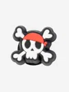 Crocs Kids Tiny Pirate Skull Jibbitz™ Charm In White