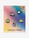 Crocs Kids Tiny Vehicles Jibbitz™ Charm 5 Pack In Multicoloured