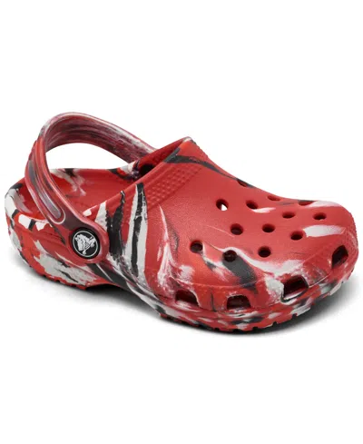Crocs Babies' Kids Toddler Classic Marbled Clogs From Finish Line In Multi