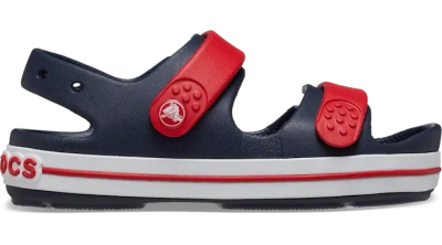 Crocs Toddler Crocband™ Cruiser Sandal In Navy/varsity Red