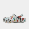 Crocs Kids' Toddler Race Car Classic Clog Shoes In Grey Multi