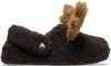 Crocs | Kids | Classic Cozzzy Reindeer Slipper | Slippers | Espresso | J4 In Brown