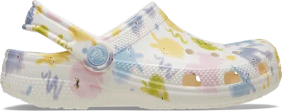 Crocs Classic Pastel Pets Sabots Enfants Chalk 30