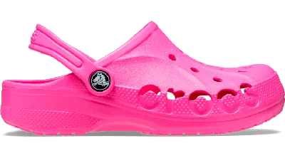 Crocs Toddler Baya Clogs Kids Electric Pink C8