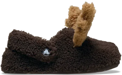 Crocs | Kids | Toddler Classic Cozzzy Reindeer Slipper | Slippers | Espresso | C9 In Brown