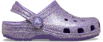 Crocs | Kids | Toddler Classic Fantasy Glitter | Clogs | Purple | C10