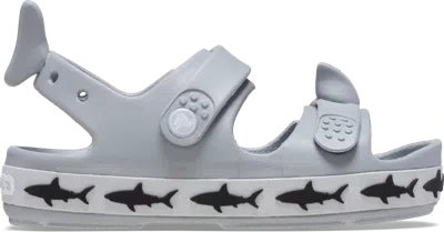 Crocs Toddlers Crocband™ Cruiser Shark Sandales Enfants Light Grey 27