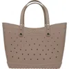 Crocs Large Classic Tote In Nude