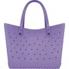 Crocs Large Classic Tote In Purple