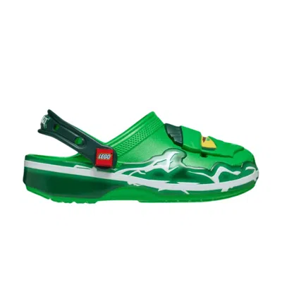 Pre-owned Crocs Lego X  Classic Clog Big Kid 'ninjago' | Green | Kid's Size 3