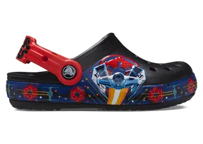 Pre-owned Crocs Lights Clog Star Wars Darth Vader Sneakers In Black