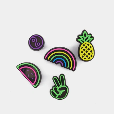 Crocs Lights Up Fun 5 Jibbitz Pack -  - Multi - Synthetic In Multicolour