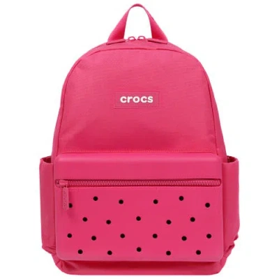 Crocs Lightweight Backpack With Molded Front Storage Pocket In Black