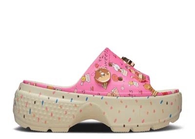 Crocs Line Friends X  Stomp Slide 'petit Sweets' In Pink