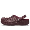 Crocs Classic Lined Geometric Clog In Purple