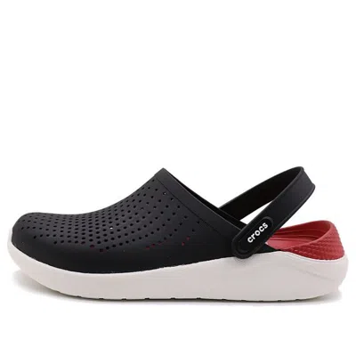 Crocs Literide Black Sandals 'black White' In Multi