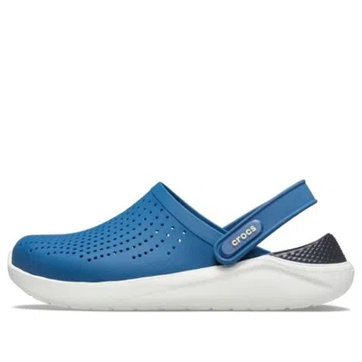 Crocs Literide Flash Shoes Blue Unisex Sandals In Vivid Blue/almost White