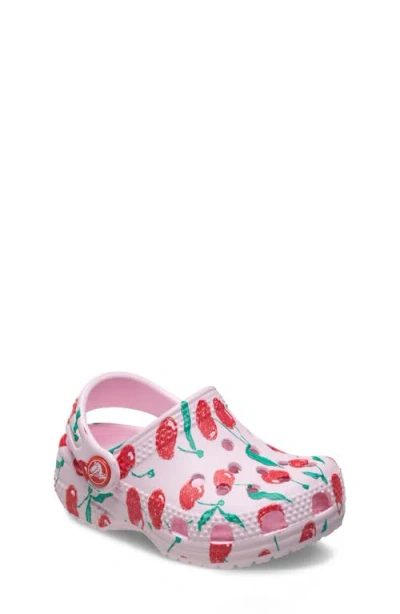 Crocs Kids'  Little Fresh Fruits Clog In Pink Milk