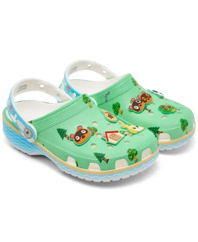 Crocs Little Kid's Animal Crossing Classic Clog Sandals From Finish Line In Multi