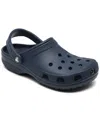 Crocs Little Kid's Classic Clog Sandals From Finish Line In Navy