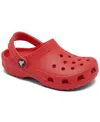 Crocs Big Kids Classic Clogs From Finish Line In Red Bolt