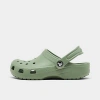 Crocs Little Kids' Classic Clog Shoes In Moss