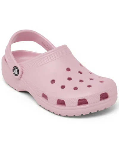 Crocs Little Kids Classic Clogs From Finish Line In Ballerina Pink