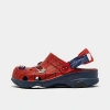 Crocs Spider-man Kids All-terrain Clog In Red/navy